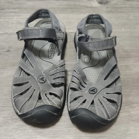 Keen rose gray water resistant outdoor hiking sandal womens size 5 - Picture 2 of 7